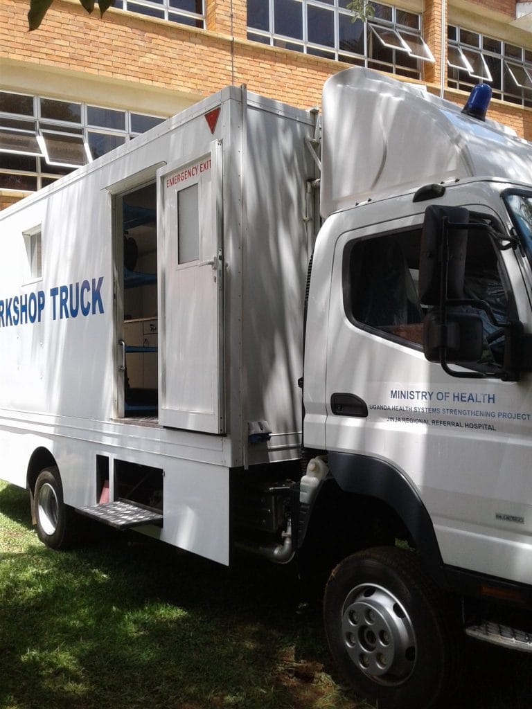 Masaka & Jinja Regional Referral Hospitals Get Mobile Maintenance Vans 20171027 125846