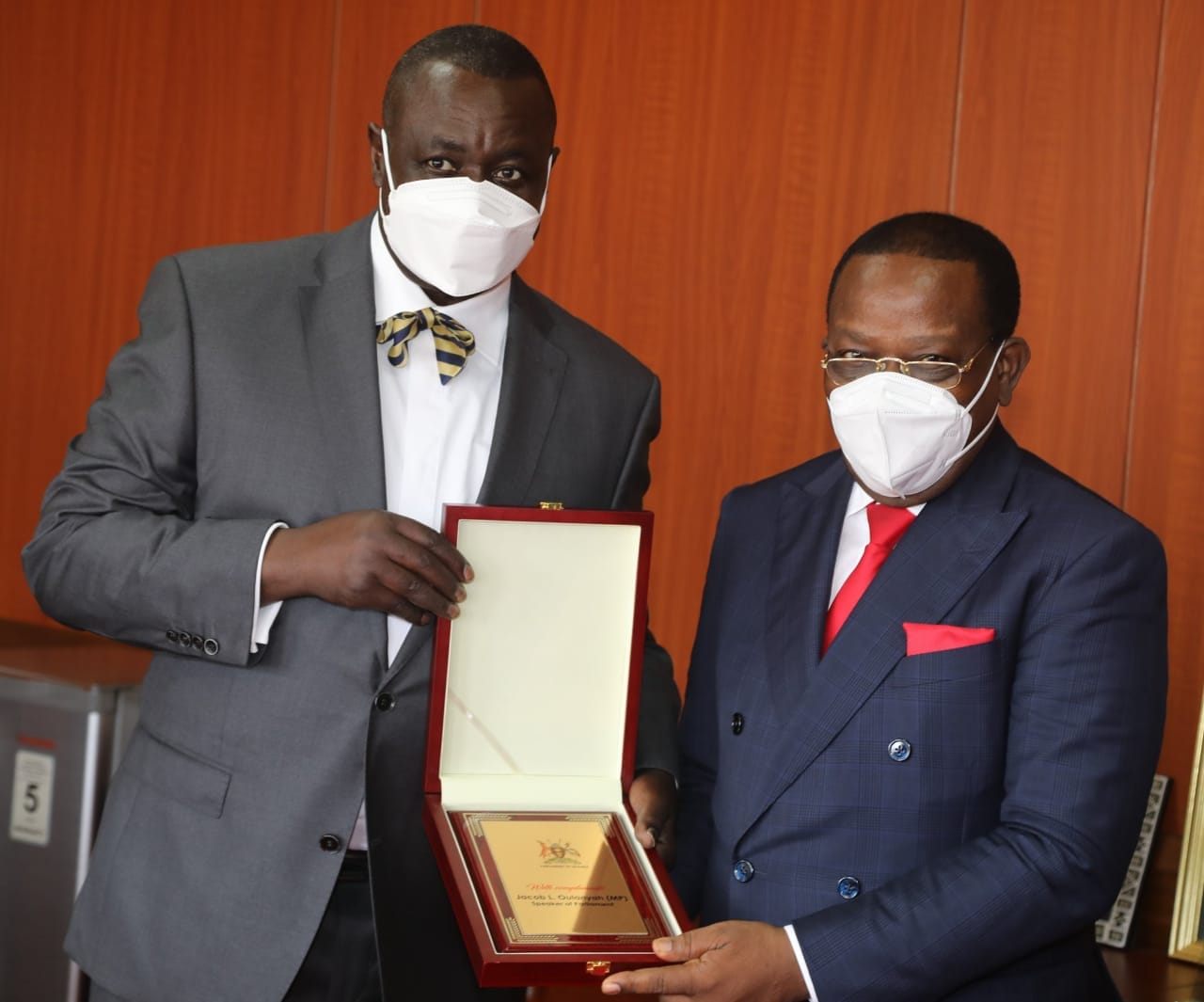 Oulanyah, DRC Senate President Lukwebo Root for Regional Cooperation IMG 20211221 WA0065