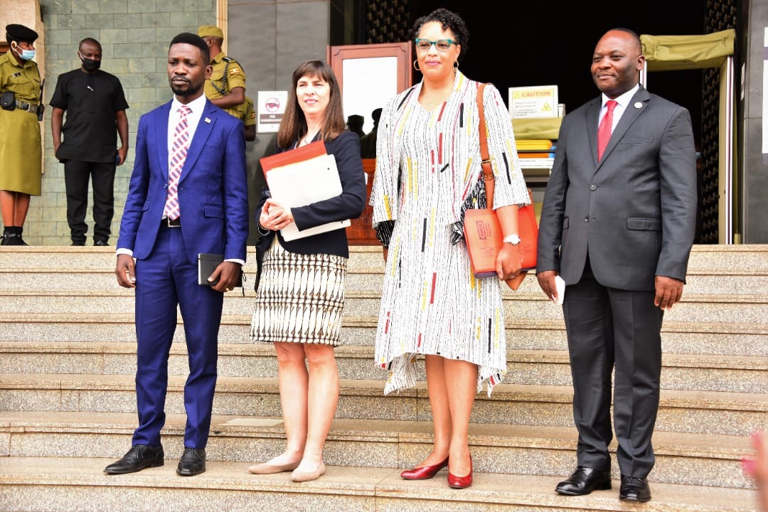 Kyagulanyi Maintains Zaake as Opposition Commissioner. NUP President and Madam Natalie Brown