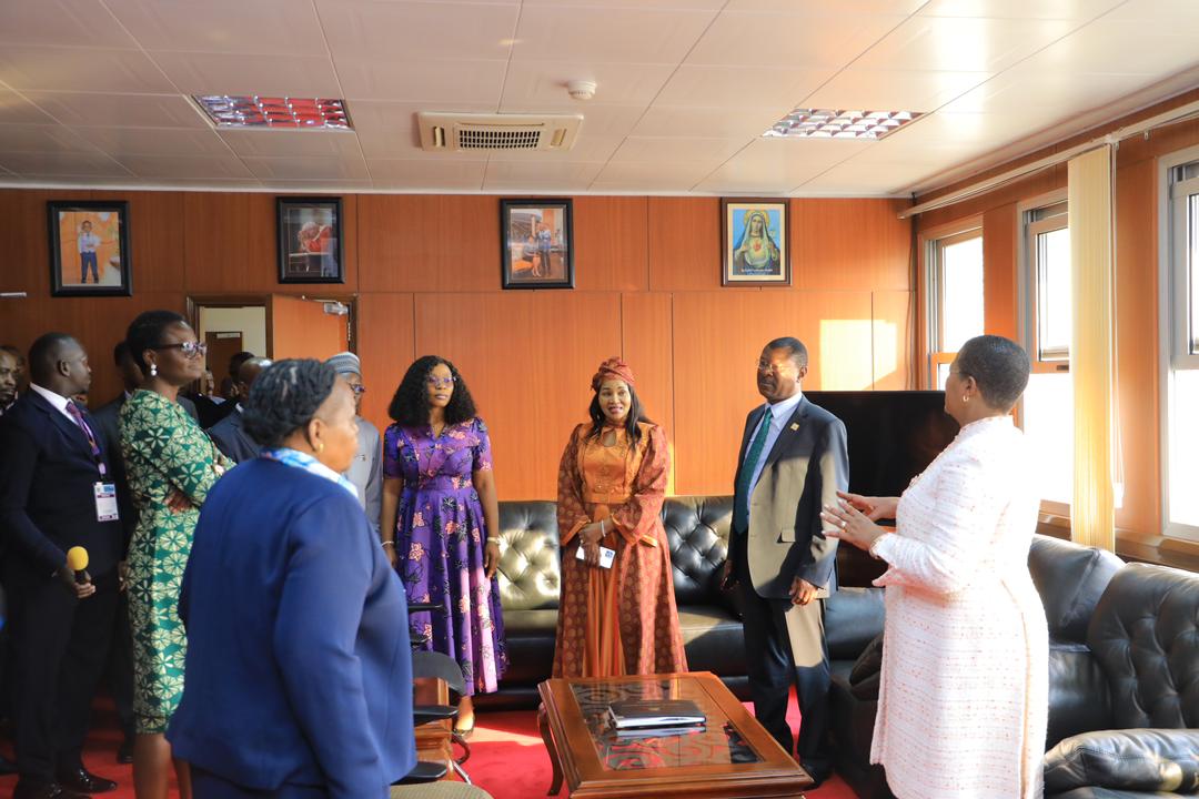 ” Speaker of Parliament Among led CSPOC Delegates on Parliamentary Tour” IMG 20240105 WA0099 1